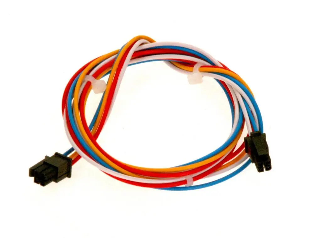 Bosch BUS-Kabel mit mehreren farbigen Drähten, zwei Steckverbindern an den Enden, geeignet für verschiedene elektrische Verbindungen.